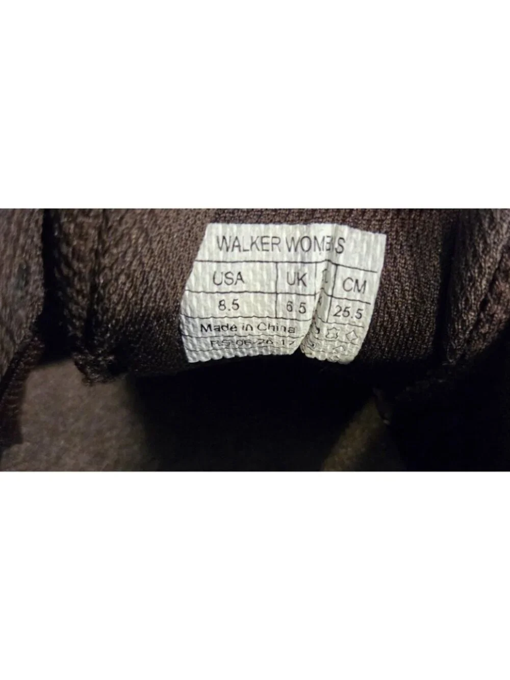 Vionic Walker Shoes Womens Size 8.5  Brown Suede Sneakers